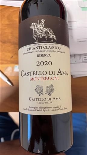 Toscana Chianti Classico Castello di Ama Montebuoni 2020