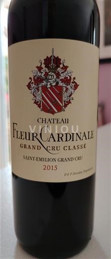 Bordeaux Saint-Émilion Grand Cru Grand Cru Château Fleur Cardinale 2015