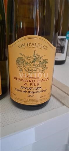 Alsazia Grand Cru Domaine Bernard Haas & Fils 2021
