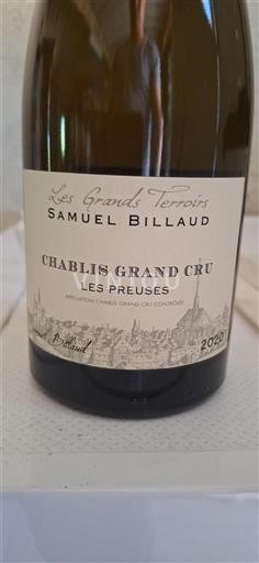Bourgogne Chablis Grand Cru Grand Cru Samuel Billaud Les Preuses 2020