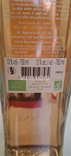 Provence Côtes-de-Provence Château Berne Ikke årgangsbestemt