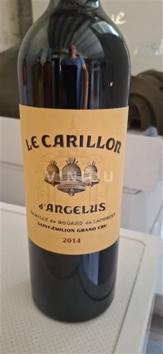 Bordeaux Saint-Émilion Grand Cru Grand Cru Angélus Le Carillon 2014