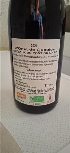 Languedoc ja Roussillon Gardinsillan rinteet Or et de Gueules 2021