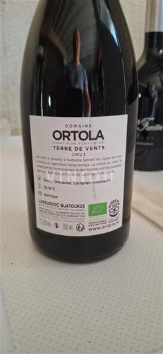 Languedoc Unspecified Domaine Ortola Terre de Vents 2021