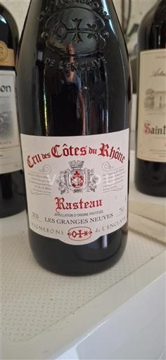 Rona dolina Rasteau Vignerons de L'Enclave Les Granges Neuves 2020