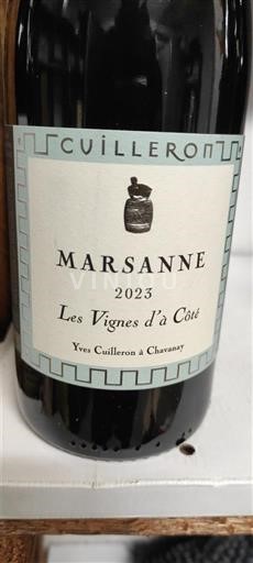 Alpy a Rhonské oblasti Rhodanské pahorkatiny Domaine Yves Cuilleron Les vignes d'à côté 2023
