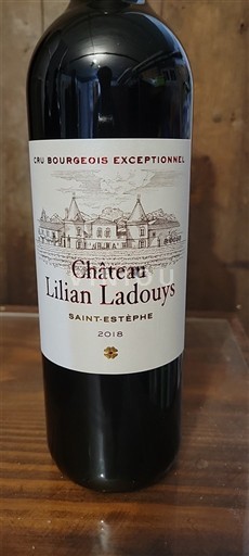 Bordeaux Saint-Estèphe Cru Bourgeois Exceptionnel Château Lilian Ladouys 2018