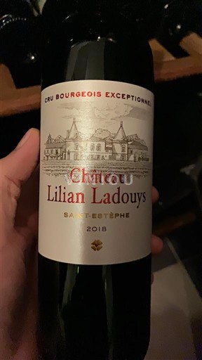 Bordeaux Saint-Estèphe Cru Bourgeois Exceptionnel Château Lilian Ladouys 2018