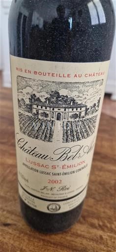 Bordeaux Lussac-saint-émilion Château Bel-Air 2002