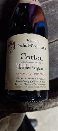 Burgundsko Corton Grand Cru Domaine Cachat-Ocquidant Clos des Vergennes 2022