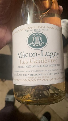 Burgund Mâcon und Mâcon-Dörfer Louis Latour Les Genièvres Ohne Jahrgang