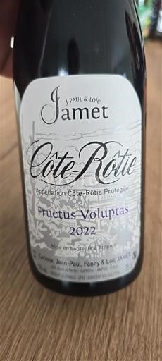 Rhône-dalen Côte-rôtie Jamet Fructus Voluptas 2022