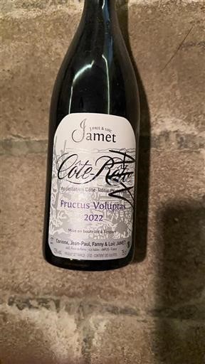 Rhône Valley Côte-Rôtie Jamet Fructus Voluptas 2022