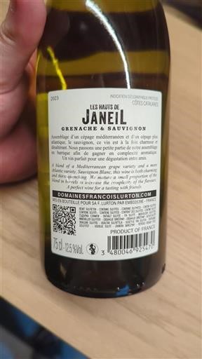 Languedoc and Roussillon Côtes Catalanes Les Hauts de Janeil Grenache & Sauvignon 2023