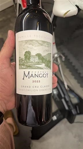 Burdeos Saint-Émilion Gran Cru Grand Cru Château Mangot 2022