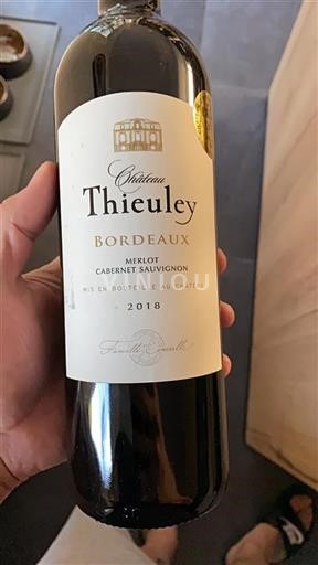 Bordéus Château Thieuley 2018