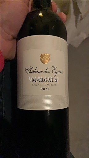 Bordeaux Margaux Château Eyrins 2022