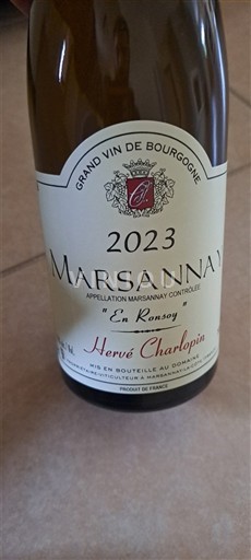 Borgonha Marsannay Hervé Charlopin En Ronsoy 2023