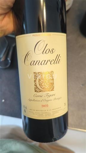 Corse Không được chỉ định Clos Canarelli 2022