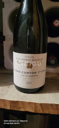 Burgund Aloxe-Corton Premier Cru Domaine Jean-Pierre Maldant Les Valozières 2019
