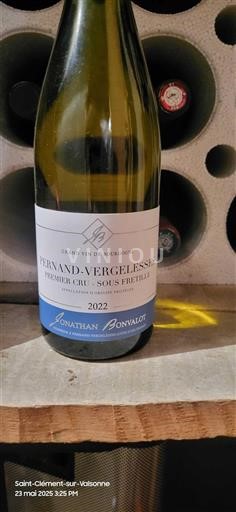 Bourgogne Pernand-Vergelesses Premier Cru Jonathan Bonvalot Sous Frétille 2022