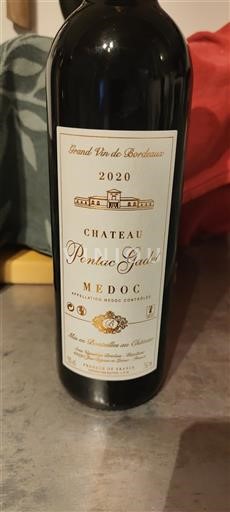 Bordeaux Médoc Château Pontac Gadet 2020