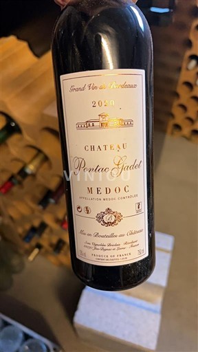 Bordeaux Médoc Château Pontac Gadet 2020