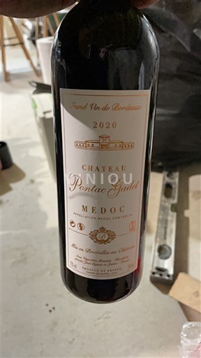 Bordeaux Médoc Château Pontac Gadet 2020