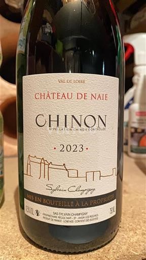Loire Valley Chinon Château Naie 2023