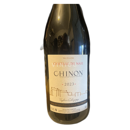 Loiredalen Chinon Château Naie 2023