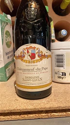 Rhône-dalen Châteauneuf-du-Pape Domaine Saint Gayan 2001