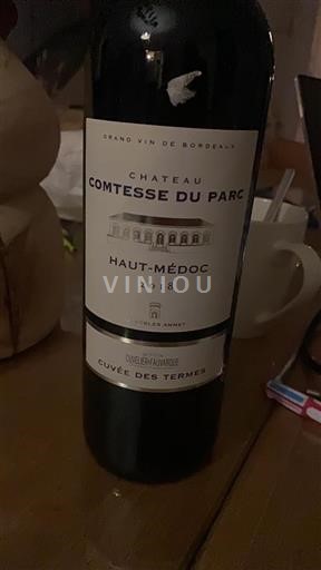 Bordeaux Haut-Médoc Château Comtesse du Parc des Termes 2018