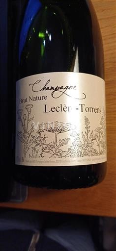 Champagne Champagner Leclère-Torrens Ohne Jahrgang