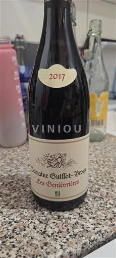 Bourgogne Mâcon och Mâcon-Villages Domaine Guillot-Broux Les Geniévrières 2017