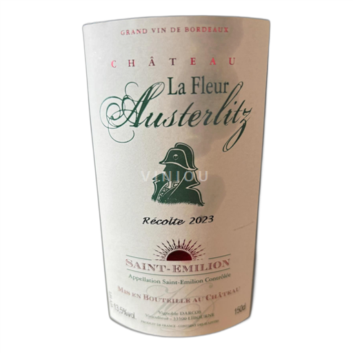 Bordeaux Saint-Émilion Château La Fleur Austerlitz 2023