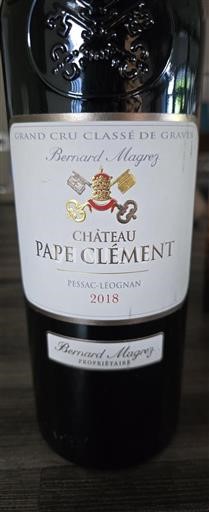 Bordeaux Pessac-Léognan Grand Cru Classé Château Pape Clément 2018