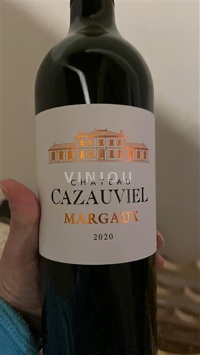 Bordeaux Margaux Grand Cru Château Cazauviel 2020