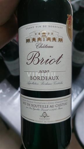 Bordeaux Château Briot 2020