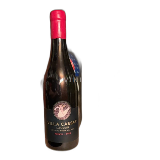 Vin Rouge sec Villa Caesar Sinnae Laudun 2016 France Vallée du Rhône Côtes-du-rhône-villages AOC