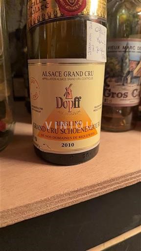 Alsace Riesling Grand Cru Dopff au Moulin Grand Cru Schoenenbourg 2010