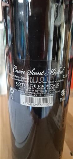 Provence Côtes-de-Provence Domaine Dragon Saint Michel 2019