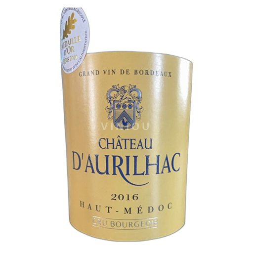Bordeaux Haut-Médoc Château Aurilhac Cru Bourgeois 2016