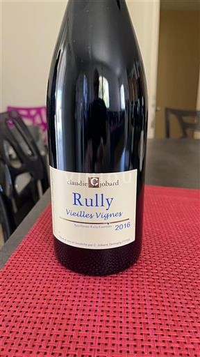 Burgundija Rully Claudie Jobard Vieilles Vignes 2016
