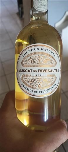 Roussillon Muscat de Rivesaltes Arnaud de Villeneuve 2021