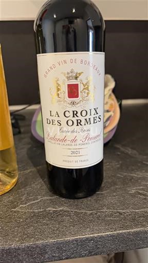 Bordeaux Lalande-de-pomerol La Croix des Ormes des Ormes 2021