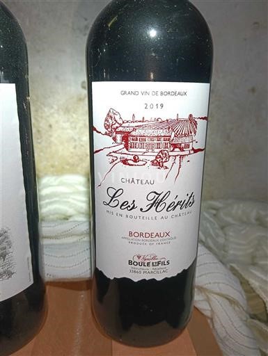 Bordeaux Château Les Hérits 2019