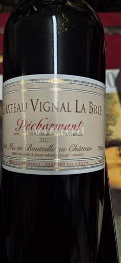 Zuidwest-Frankrijk Pécharmant Château Vignal La Brie 2022