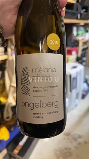 Alzacija Ni doloceno Grand Cru Mélanie Pfister Engelberg 2016