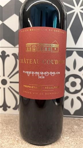 Bordéus Puisseguin-saint-émilion Château Coudroy 2020