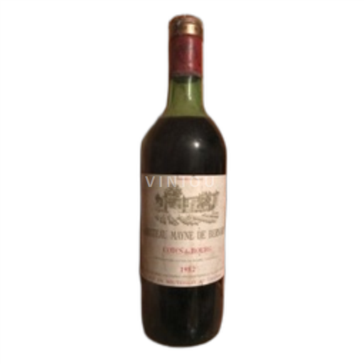 Bordeaux Côtes de Bourg Château Mayne de Bernard 1982